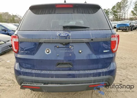 2016 Ford Explorer Police Interceptor from USA, damaged, VIN 1FM5K8AR4GGA63174